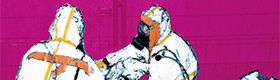 Protection contre les fibres d'amiante
