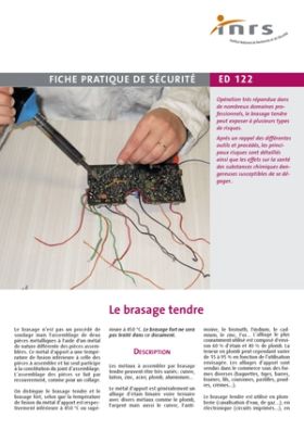 Le brasage tendre