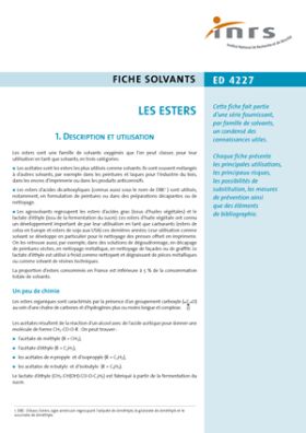 Les esters