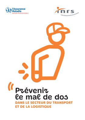 Prévenir le mal de dos dans le secteur du transport et de la logistique