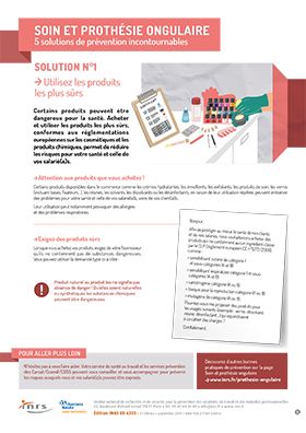 Soin et prothésie ongulaire. Utilisez les produits les plus sûrs