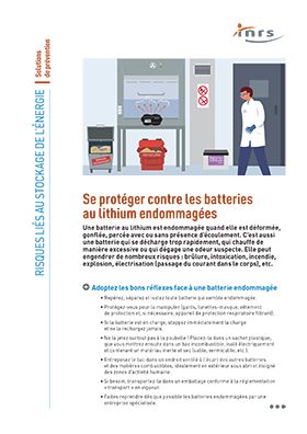 Se protéger contre les batteries au lithium endommagées