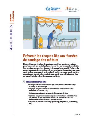 Prévenir les risques liés aux fumées de soudage des métaux