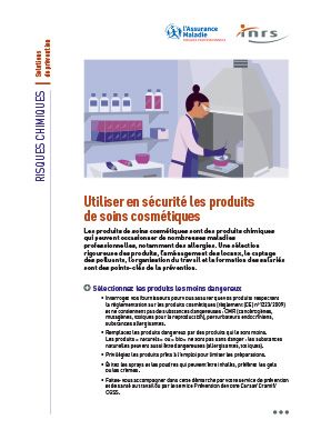 Utiliser en sécurité les produits de soins cosmétiques