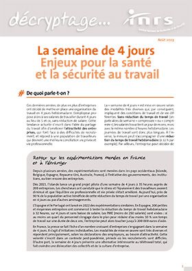 La semaine de 4 jours