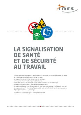 La signalisation de santé et de sécurité au travail