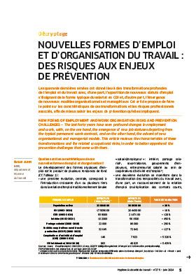 Hygiène et sécurité du travail, revue trimestrielle scientifique de l\'INRS