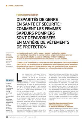 Hygiène et sécurité du travail, revue trimestrielle scientifique de l\'INRS