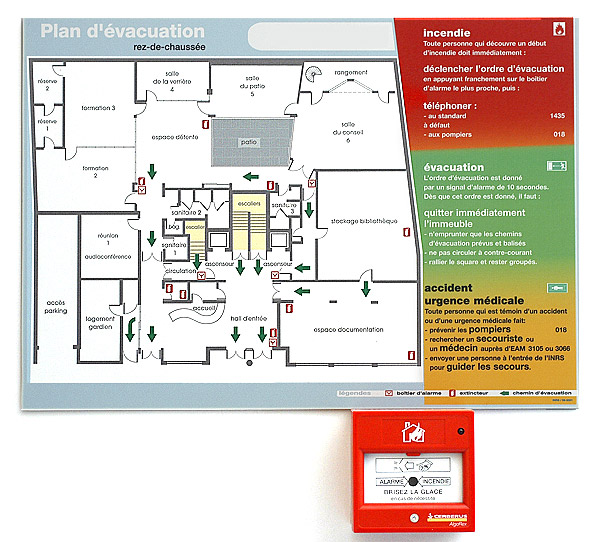 Plan de secours/d’évacuation Plan de secours/d’évacuation