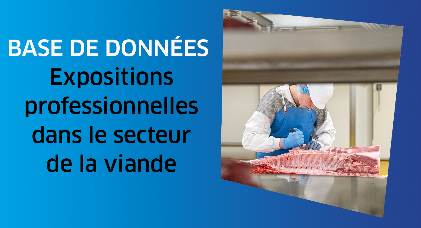 Exposition professionnelle à des agents chimiques ou biologiques secteur viande