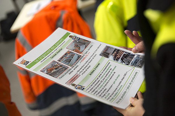 Fiche d’information diffusée au personnel après une intervention ergonomique Fiche d’information diffusée au personnel après une intervention ergonomique
