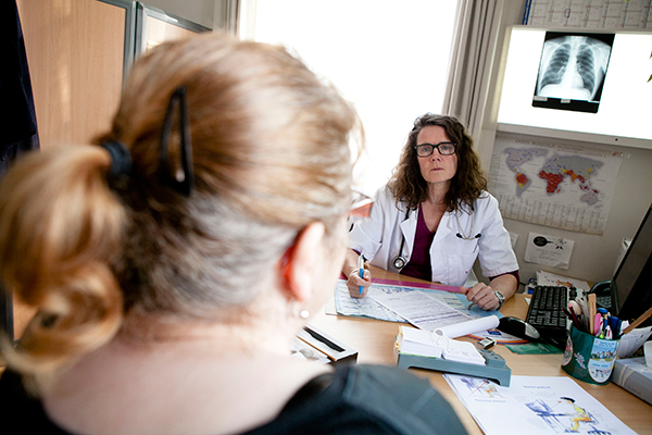 Consultation dans un service de médecine du travail Consultation dans un service de médecine du travail